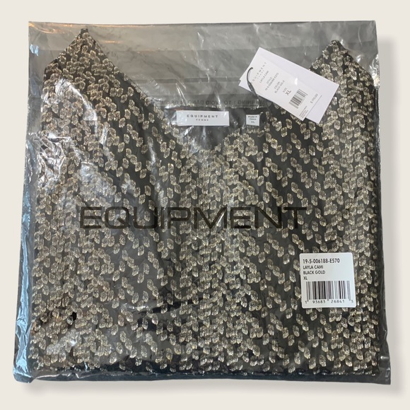 Equipment - Layla Cami - Silk/Lurex - Sz XL - Picture 10 of 10